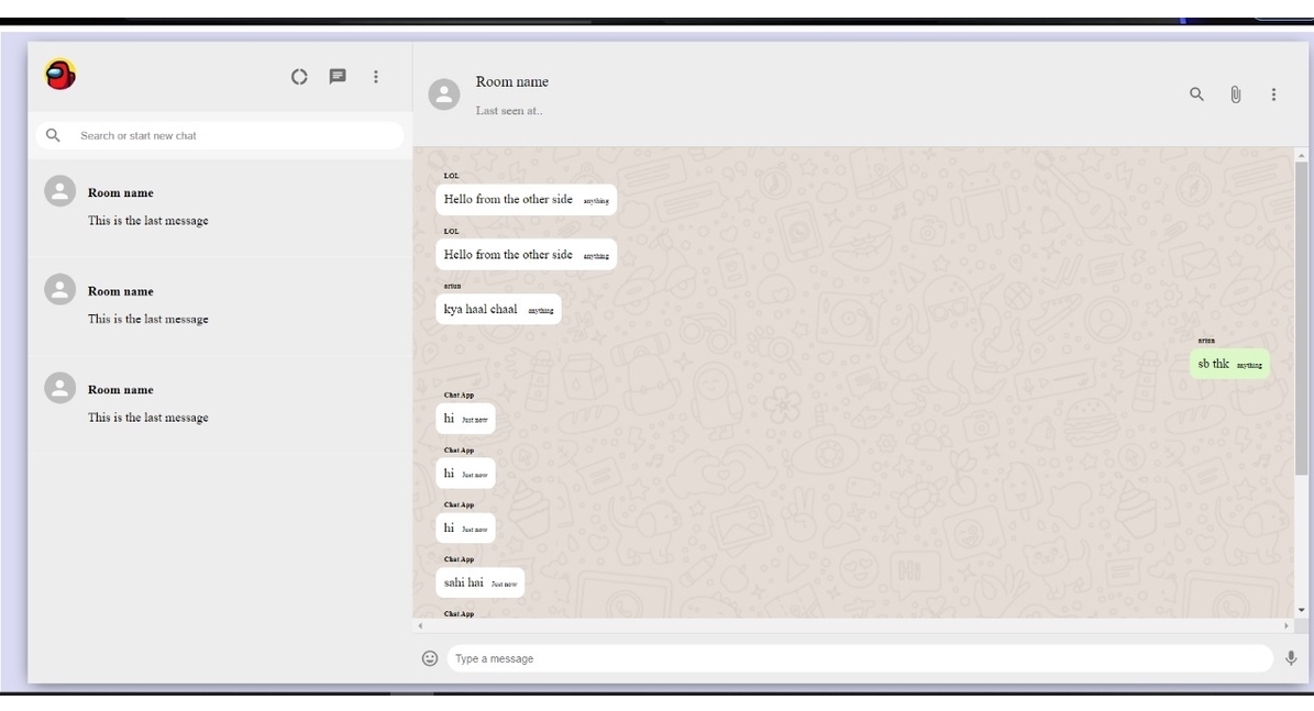 Whatsapp Clone